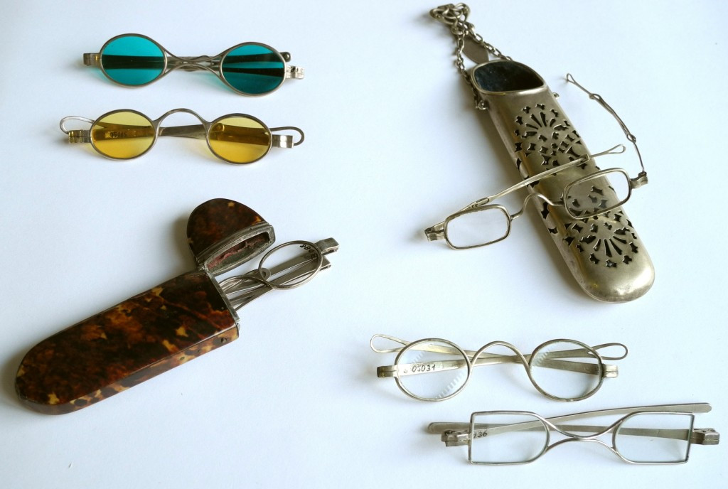 englische Silberbrille, Brille England 18. und 19. Jh.